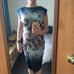 ASOS brand scuba midi dress